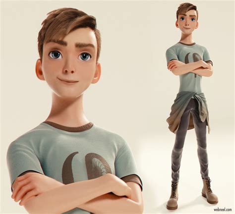 Free Character 3D Models .